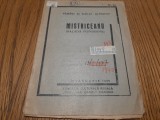 MISTRICEANU (Balada Poporana) - PAMANT SI SUFLET OLTENESC nr. 22, 1935, 16 p., Alta editura