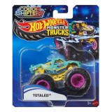 Masina de teren, Hot Wheels, Monster Trucks, Colour Shifters, Totaled, JCH03