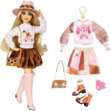 Papusa Disney ily 4EVER Bambi 29 cm cu 13 Articulatii, 2 Tinute Mix-&amp;-Match, Inel Mickey Sclipitor