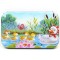 Puzzle 60 de Piese din Lemn in Cutie Metalica, Cyrax, Model Ratuste, Educativ, Dezvoltare Abilitati Cognitive, pentru Prescolari, 22.5x13.5 cm, Multic