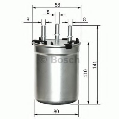 Filtru combustibil AUDI A1 Sportback (8XA, 8XF, 8XK) (2011 - 2016) BOSCH F 026 402 834 foto