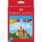 Creioane colorate hexagonale Faber-Castell 36 culori/set