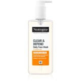 Neutrogena Clear &amp; Defend gel de curățare cu 2% acid salicilic 200 ml