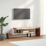 Cumpara ieftin Suport TV, lemn masiv reciclat