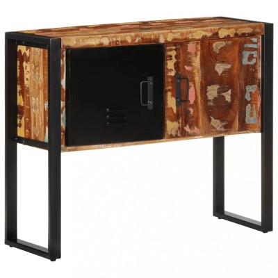 vidaXL Consolă multicolor 90x35x75 cm lemn masiv recuperat foto