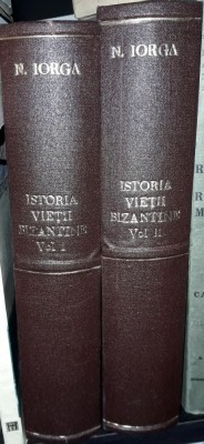 Nicolae Iorga-Istoria vietii bizantine-copie xerox foto