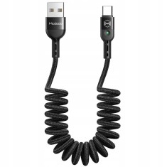 Mcdodo Cablu Usb-C Arc Spiralat &Icirc;ncărcare Rapidă Usb Tip C Led 2M