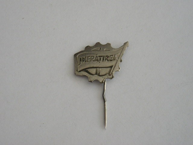 QW9 I 87 - Insigna - tematica industrie - inscriptia Infratirea