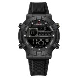 Ceas Barbati Naviforce 9241 Negru , Design Business, Functii Multiple, Alarma, Rezistent la Apa 3ATM