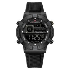 Ceas Barbati Naviforce 9241 Negru , Design Business, Functii Multiple, Alarma, Rezistent la Apa 3ATM