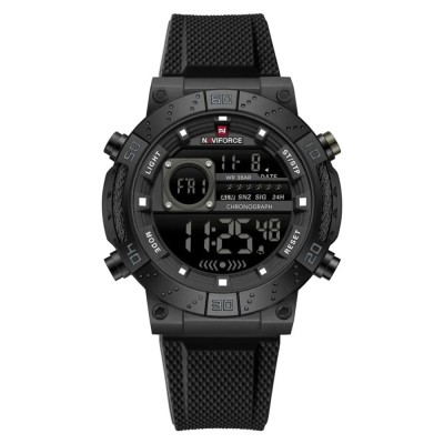 Ceas Barbati Naviforce 9241 Negru , Design Business, Functii Multiple, Alarma, Rezistent la Apa 3ATM foto