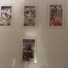 nigeria jocurile olimpice 1996 SUA Atlanta Timbre sport nestampilate MNH