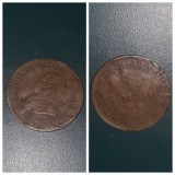 Vatican - 1/2 soldo 1867, Europa, Cupru (arama)