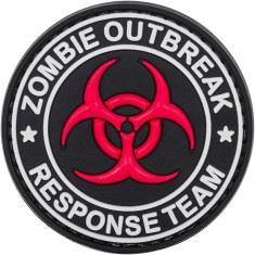 Ecuson 3D PVC Zombie Outbreak GFC Tactical