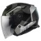 Casca open face pentru scuter - motocicleta MT Thunder III SV Jet Silton B2 gri mat (ochelari soare integrati) &ndash; tip MT-V-19 S (55/56cm)