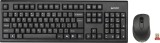 Kit TASTATURA si Mouse A4TECH, &quot;GR-85+G3-630N&quot;, wireless, 104 taste format standard, mouse 1000dpi, 3/1 butoane, negru, &quot;7100N&quot; (timbru verde 0.8 lei)