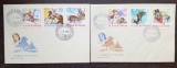 FDC ROMANIA - FABULE SI BASME - 20.06.1965 - SERIE COMPLETA, LP 609, Romania de la 1950