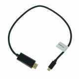 Cumpara ieftin Cablu adaptor USB-C tata la HDMI tata, USB 3.2 gen.2, HDMI 2.0, Lanberg 43675, FHD-144Hz, 4K-60Hz, 18Gb s, 50cm, negru