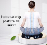 Set 2 Perne Ortopedice - Perna Lombara &amp; Perna Sezut Suport din Spuma cu Memorie, Altele, Oem