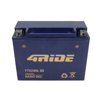 Baterie YTX24HL-BS 4RIDE GEL Acumulator Moto foto