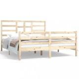 Cumpara ieftin Cadru de pat fara saltea, 160x200 cm, lemn masiv