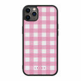 Husa iPhone 12 Pro - Skino Pinknic, patratele roz