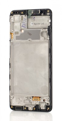 LCD Samsung Galaxy A22 4G, A225, Negru, Service Pack foto