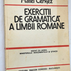 Exercitii de gramatica a limbii romane - 1992