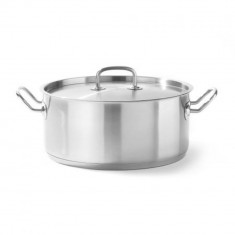 Cratita cu capac, 5.00 lt, diam 24 cm x (H) 11.5 cm, inox, 836026 foto