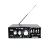 Amplificator bass, tip statie, profesional, cu bluetooth, putere 10W, numar canale 2, cu telecomanda, negru