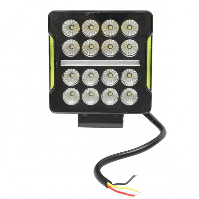 Proiector 16 LED-uri 10-30V 20W 106x106x35mm cu accesorii de prindere