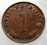 2.420 GERMANIA 1 REICHSPFENNIG 1937 F, Europa, Bronz