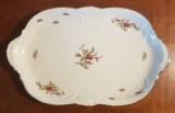 ROSENTHAL-PLATOU DIN PORTELAN CU MODEL IN RELIEF SI DECOR FLORAL-ROSENTHAL SANSSOUCI -GERMANIA ANII 60