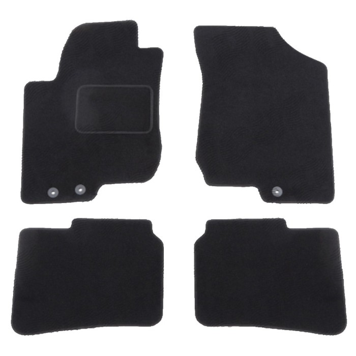 Set covorase auto mocheta Velor HYUNDAI I30 (FD), 03.2007-03.2012, negru, Model COMBI, Estate,
