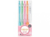 Pix cu gel 0.5 mm Milk Zebra 5 culori/set