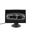 Monitor Auto LCD 4.3 inch Xenon Bright, Ventuza Parbriz, 2 Intrari Video, Alimentare 12V