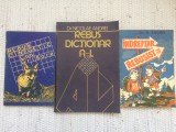 Lot 3 carti rebus cinegetic / dictionar rebus dictionar A-L / indreptar rebusist, 1983, Alta editura