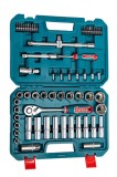 TOTAL - TRUSA DE CHEI TUBULARE 1/2&quot; 62 PIESE PowerTool TopQuality