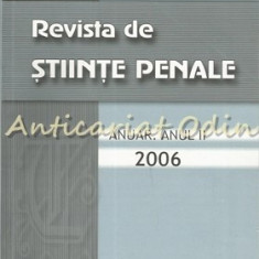 Revista De Stiinte Penale. Anuar. Anul II