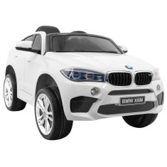 Masinuta electrica pentru copii BMW X6M 90W 12V 7Ah cu echipare STANDARD, culoare Alba