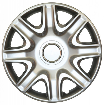 Capace roata 15 inch tip Peugeot, culoare Silver 15-332 Kft Auto foto