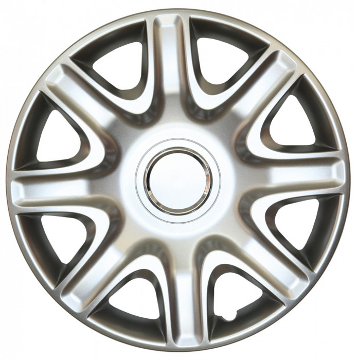 Capace roata 15 inch tip Peugeot, culoare Silver 15-332 Kft Auto