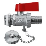 Robinet bila nichelat umplere / golire, pentru instalatii apa si incalzire, Valvex Omni, 1582280, alama, D 1/2&quot;