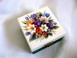 Cutie din lemn decorata 51410