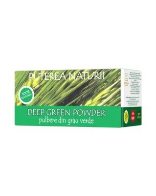 Deep Green Pulbere din Gr&amp;Atilde;&amp;cent;u Verde, 30 plicule&amp;Aring;&amp;pound;e foto