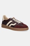 Gant sneakers din piele Cuzima culoarea bordo, 31531040
