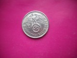 HOPCT MONEDA - GERMANIA REICH 2 MARK 1937 HINDENBURG [ 3 ] -FRUMOASA - -MONEDE STRAINE- ARGINT