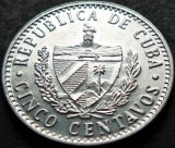 Cumpara ieftin Moneda exotica 5 CENTAVOS - CUBA, anul 2007 * cod 4387