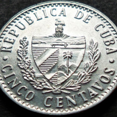 Moneda exotica 5 CENTAVOS - CUBA, anul 2007 * cod 4387