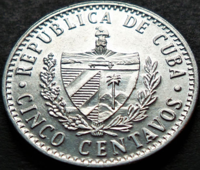 Moneda exotica 5 CENTAVOS - CUBA, anul 2007 * cod 4387 foto